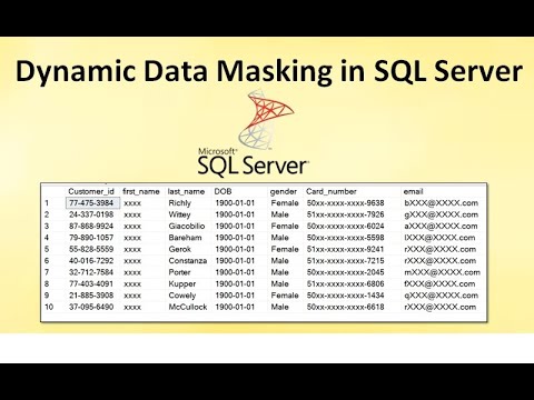 Dynamic Data Masking in SQL server | Security feature in SQL ...