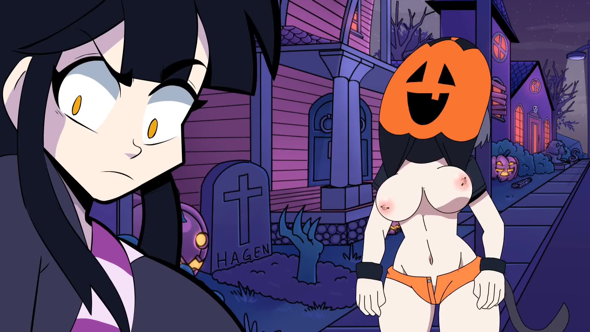 Halloween Audrey (hagen Toons) Big Breasts Animated - Lewd.ninja