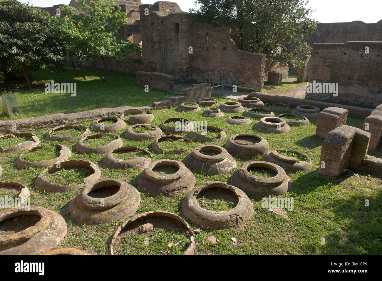 Ostia Antica, Rome. The Caseggiato dei Doli takes its name from ...