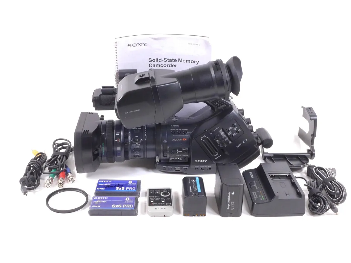 Sony PMW-EX3 XDCAM Full HD 1080P SxS Solid State Camcorder ...