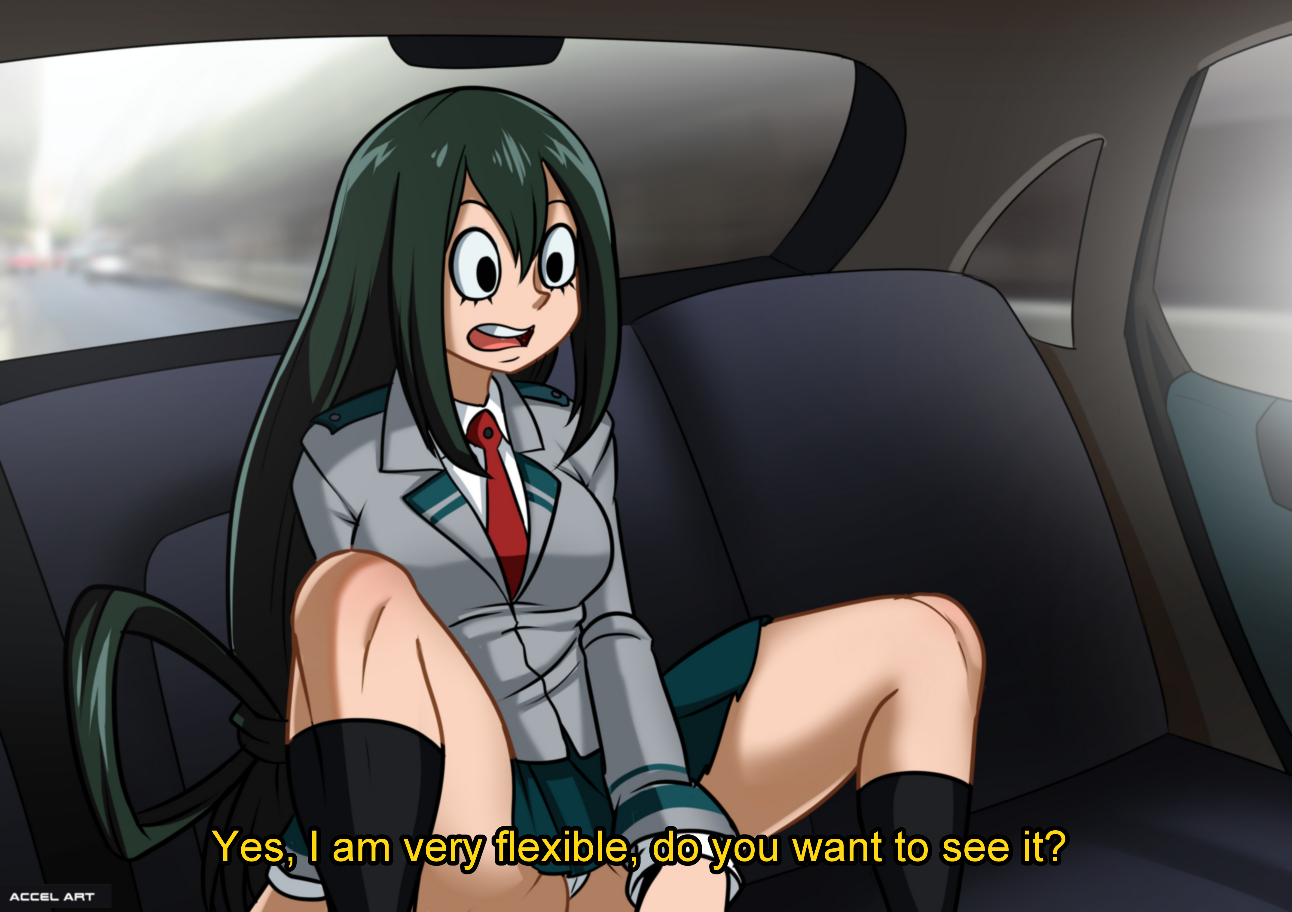 Audio Doujins: Tsuyu Hops Into a Fake Taxi