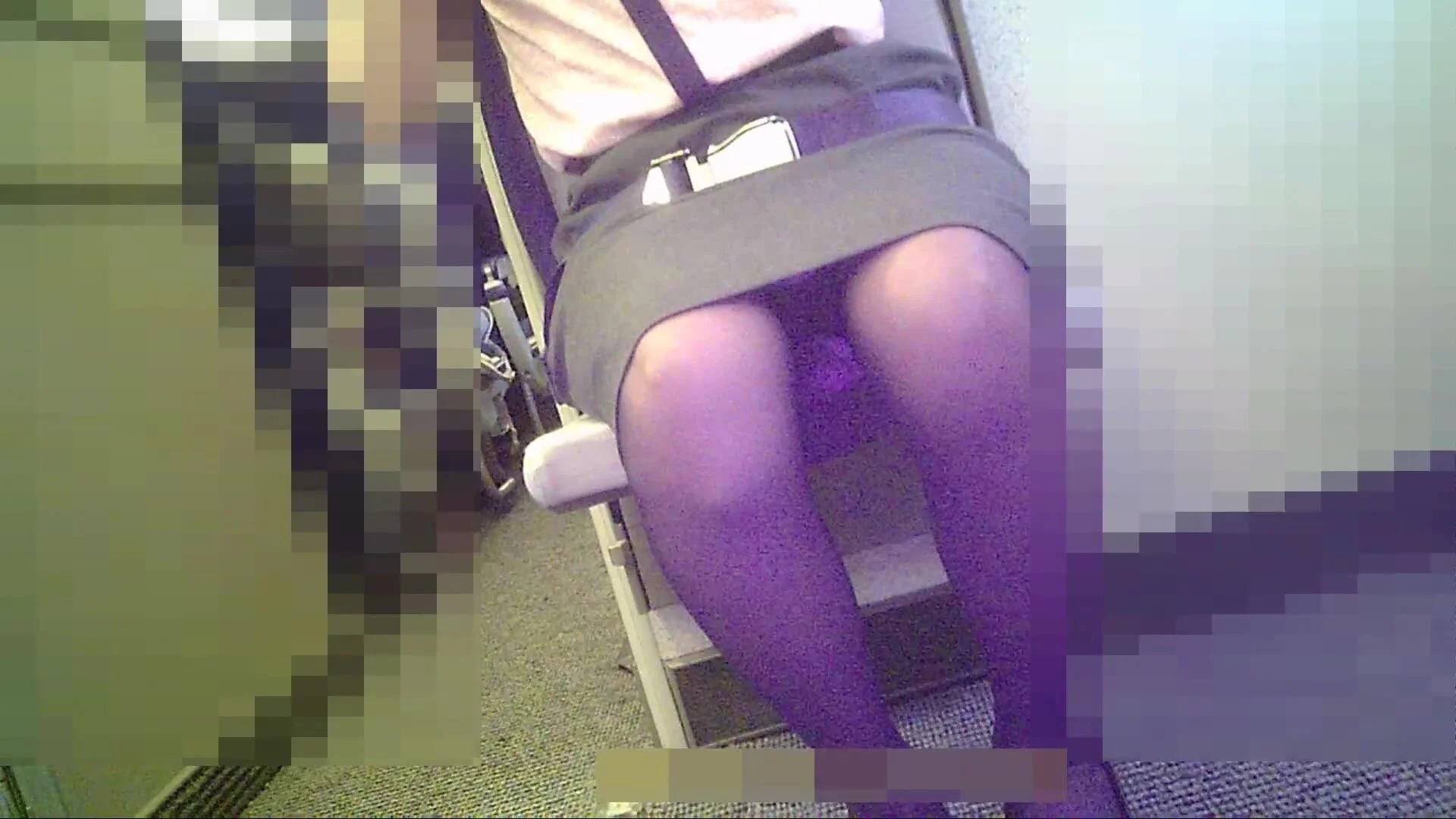 Japanese Air Stewardess Pantyhose & Upskirt - video 3 - ThisVid.com