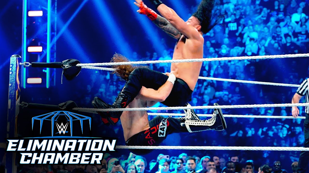 Full Roman Reigns vs. Sami Zayn WWE Elimination Chamber 2023 ...