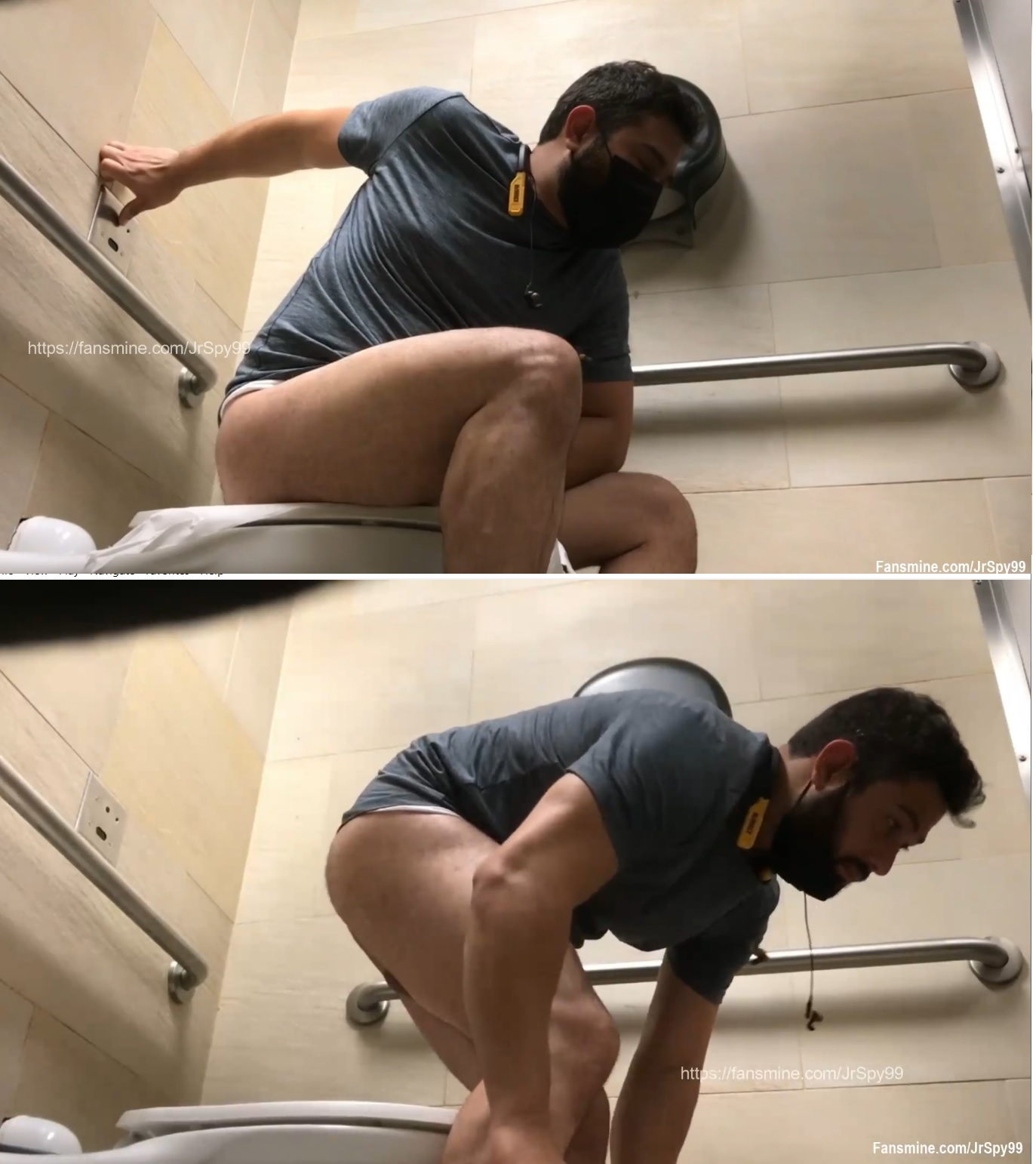 Handsome Gym Coach Explosive Diarrhea Hot Stand Wipe - ThisVid.com