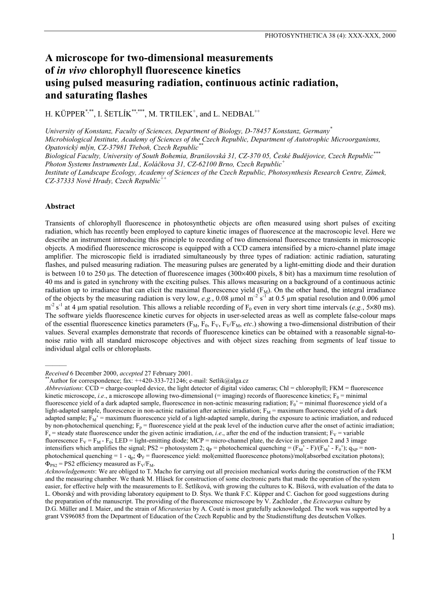 PDF) A Microscope for Two-Dimensional Measurements of In Vivo ...