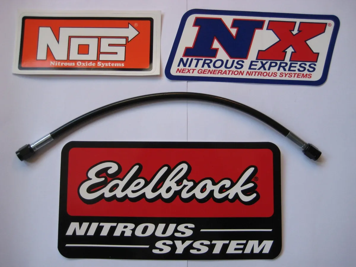 LOOK MOM BLACKOUT! *NEW 3AN-3AN-12" NITROUS OR FUEL LINE/HOSE ...