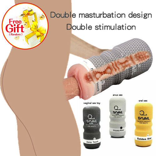 Male Masturbators Realistic Pocket Vagina Anal Pussy Cup Stroker ...