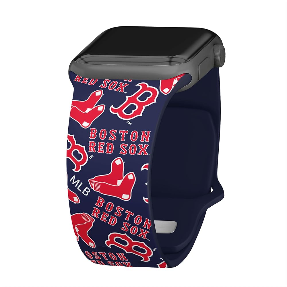 Amazon.com: Game Time Boston Red Sox HD Watch Band Compatible with ...