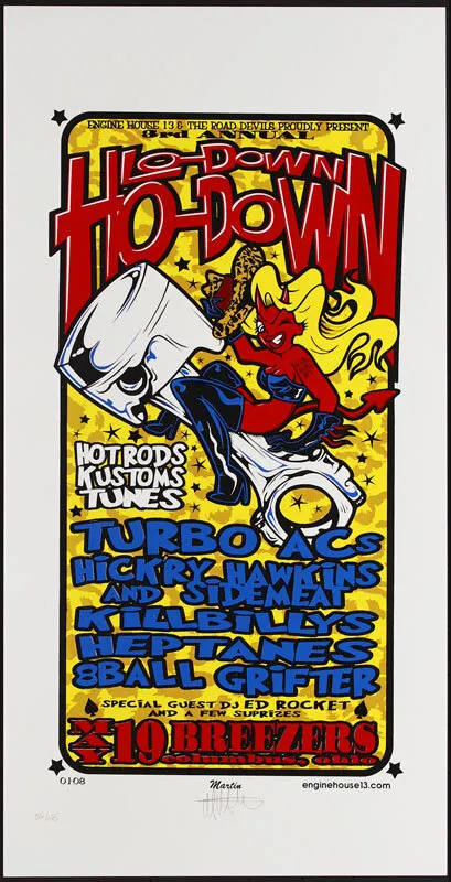 Lo-Down HoDown Turbo ACs Hickry Hawkins Killbillys Poster 2001 ...