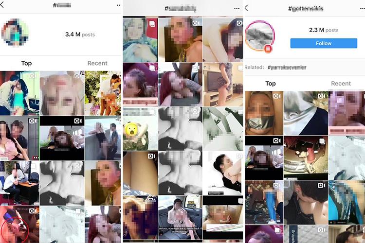 Instagram porn SHAME as secret sex hashtags reveal hundreds of ...