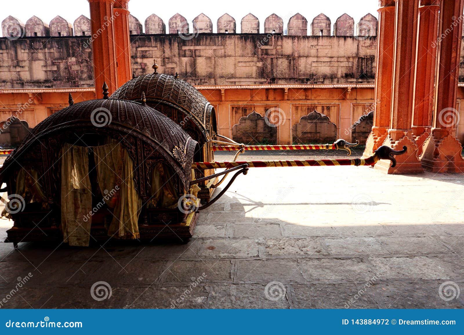 Traditional Indian `doli` Used in Indian Weddings. Stock Photo ...