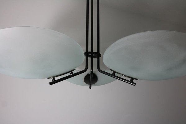 Vintage 3-Light Ceiling Lamp from Artemide, 1970s for sale at Pamono