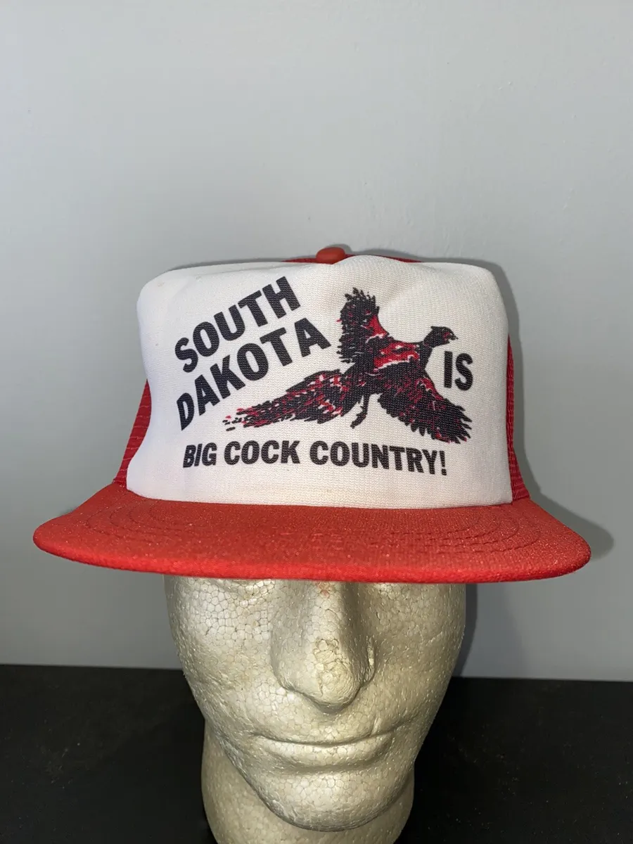 Vintage South Dakota Is Big Cock Country! Mesh Snapback Trucker ...