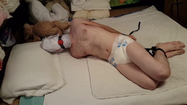 Hogtied and Diaper Gagged Boy - Pornhub.com