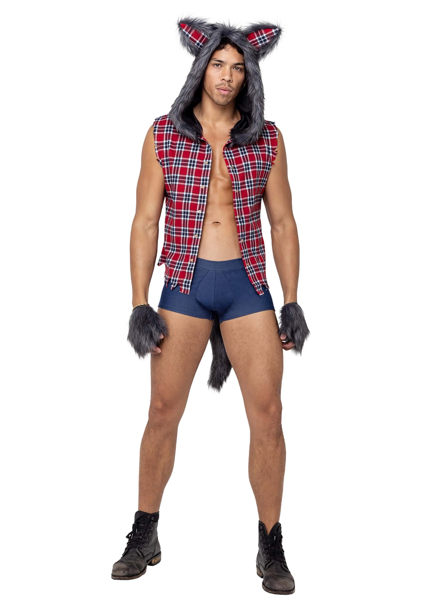 Men's Sexy Full Moon Werewolf Costume | Sexy Men's Costumes