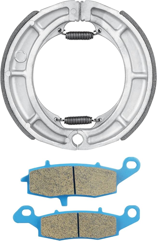 Amazon.com: Chabushi Rear Brake Shoes with Front Brake Pad for ...