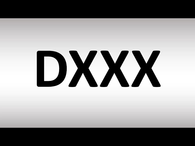 DXXX - YouTube