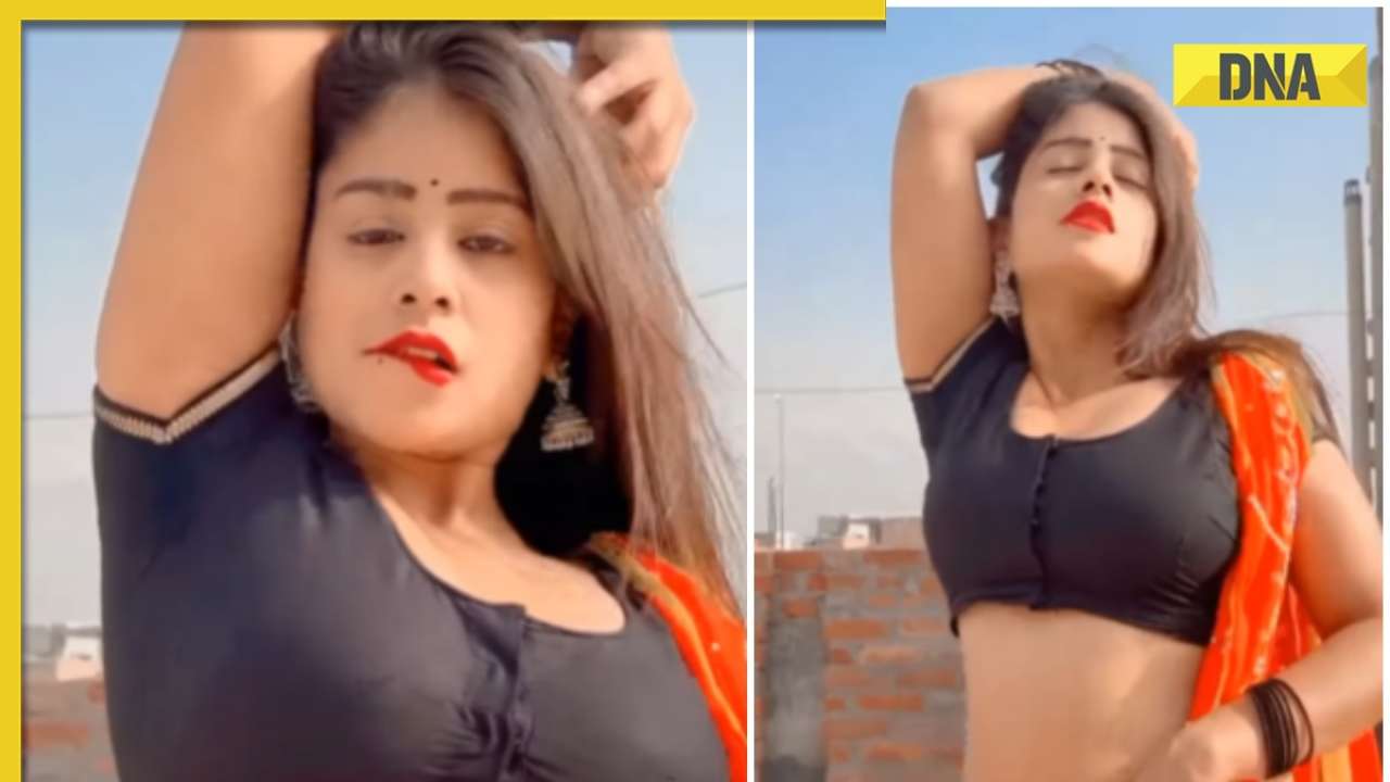 Desi girl in hot saree shows off sizzling dance moves on 'Ek ...