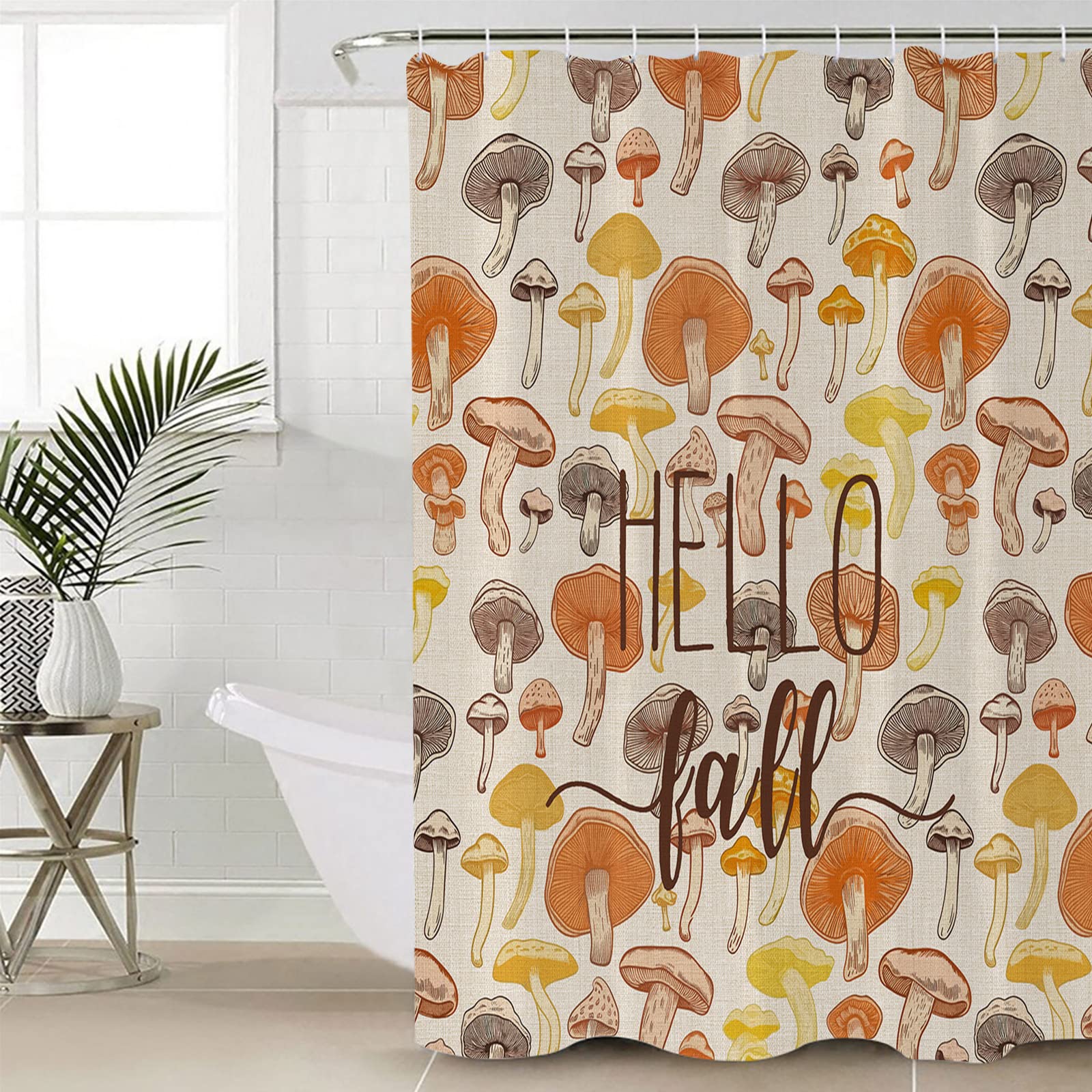 Amazon.com: Hello Fall Shower Curtain Set - 72