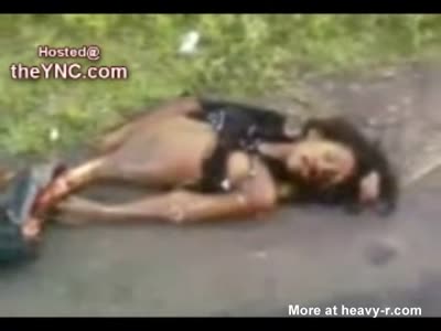 Gore video Girls killed and mutilated on the road