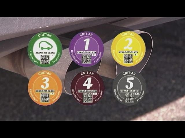 Controversial anti-pollution car stickers come into force in Paris ...