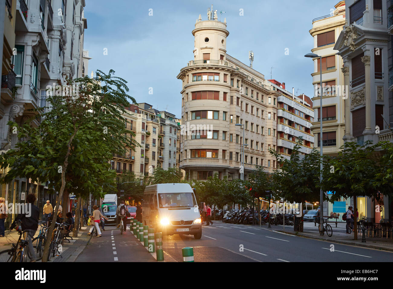 Paseo Colón, Gros quarter, Donostia (San Sebastian), Gipuzkoa ...