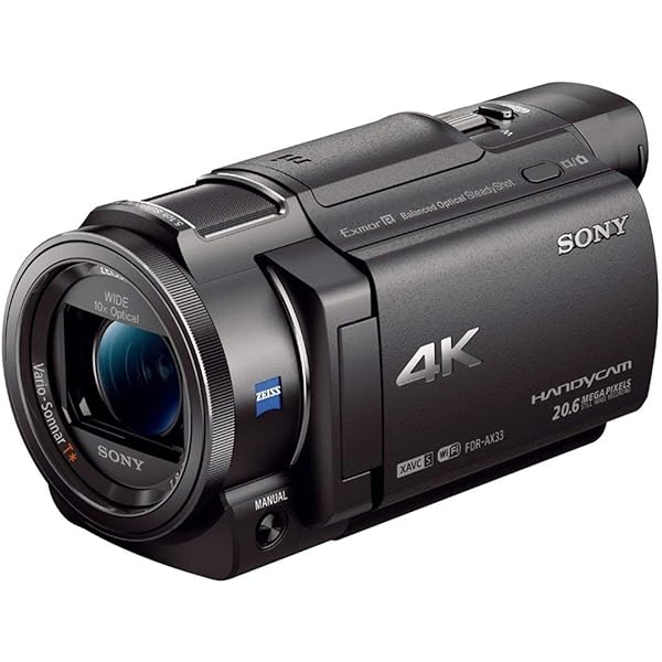 Amazon.com : Sony 4K HD Video Recording FDRAX33 Handycam Camcorder ...