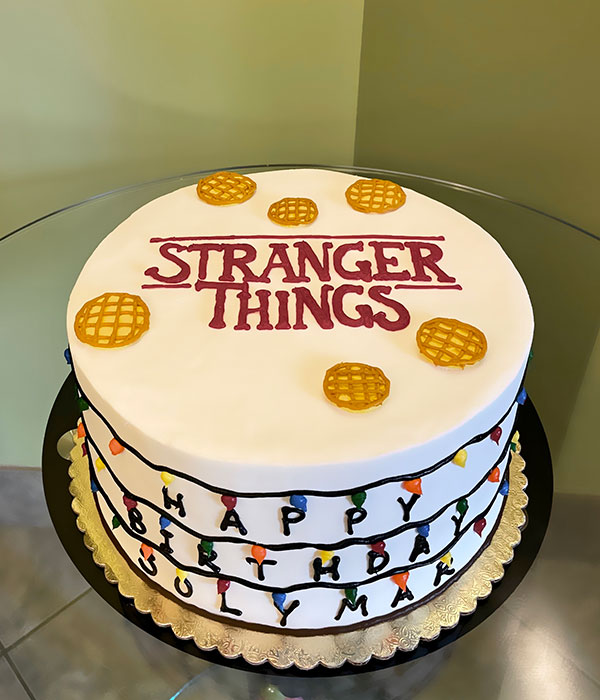 Stranger Things Layer Cake - Classy Girl Cupcakes