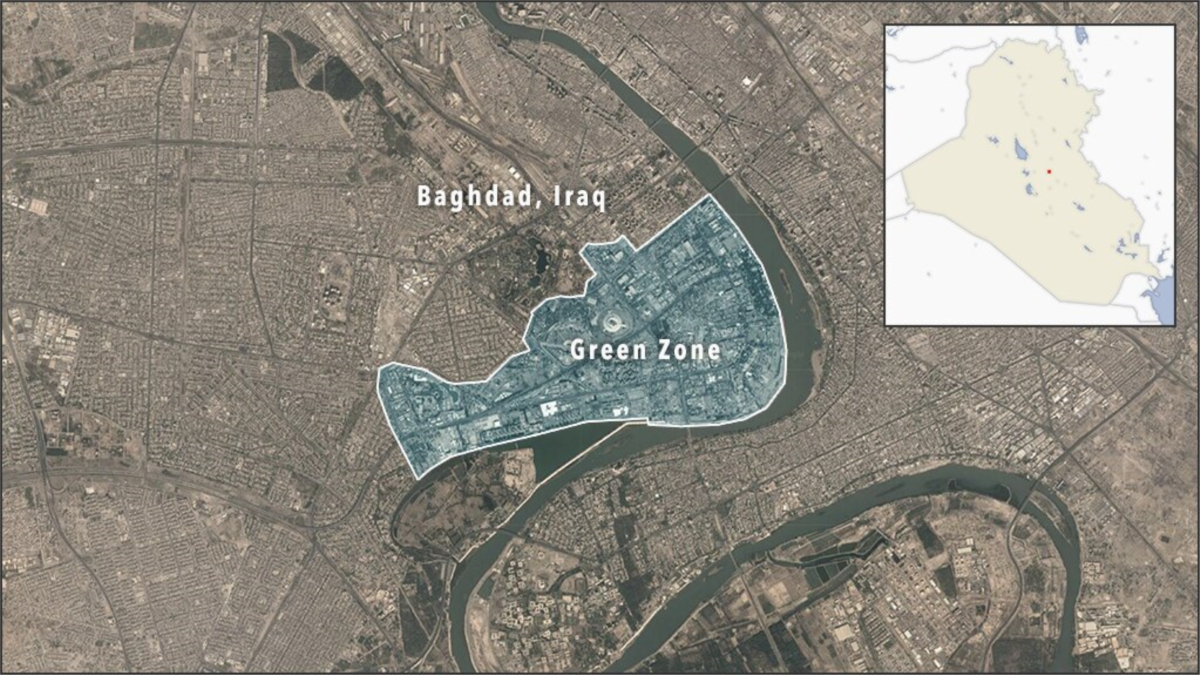 2 Rockets Hit Baghdad's Fortified Green Zone, Iraqi Report Says