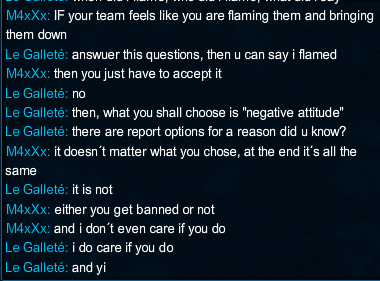 The daily League of Legends flame. That conversation was so funny ...