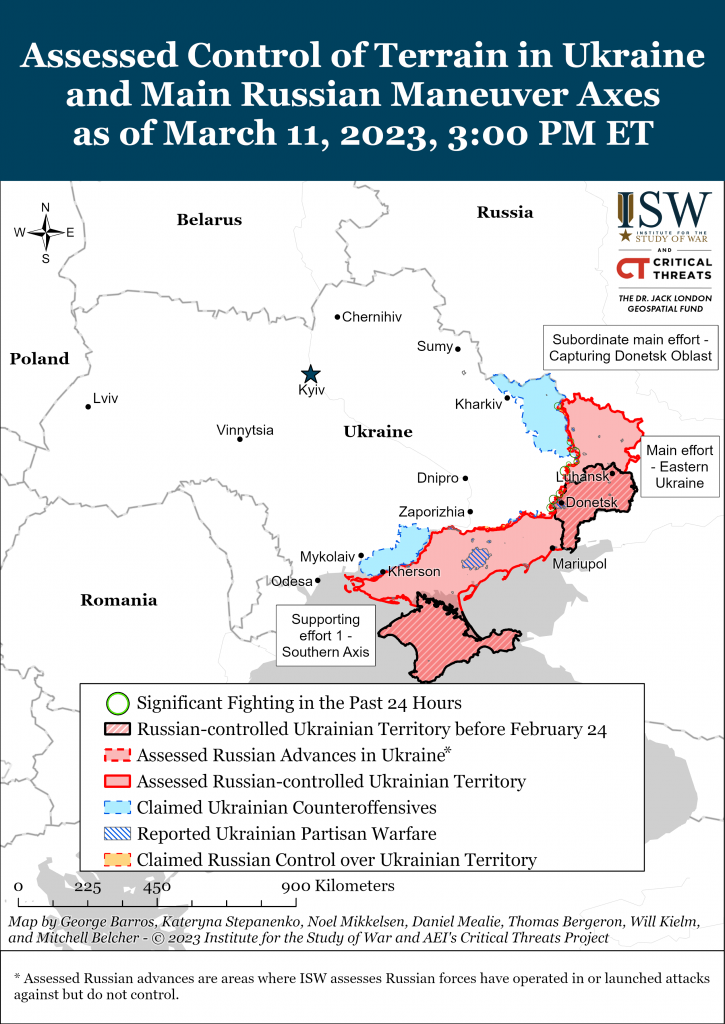 Russian Offensive Campaign Assessment, March 11, 2023 | Critical ...