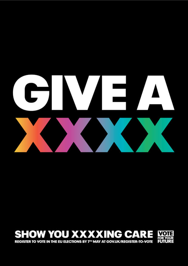 Vote for Your Future Urges Young People to 'Give a XXXX' About ...