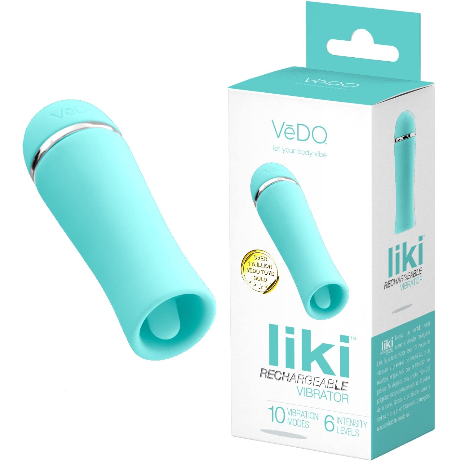 Amazon.com: VeDO LIKI Rechargeable Flicker Clitoral Vibrator Sex ...