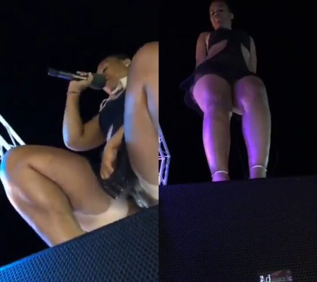 Zodwa Wabantu shows her pussy for the whole world to see