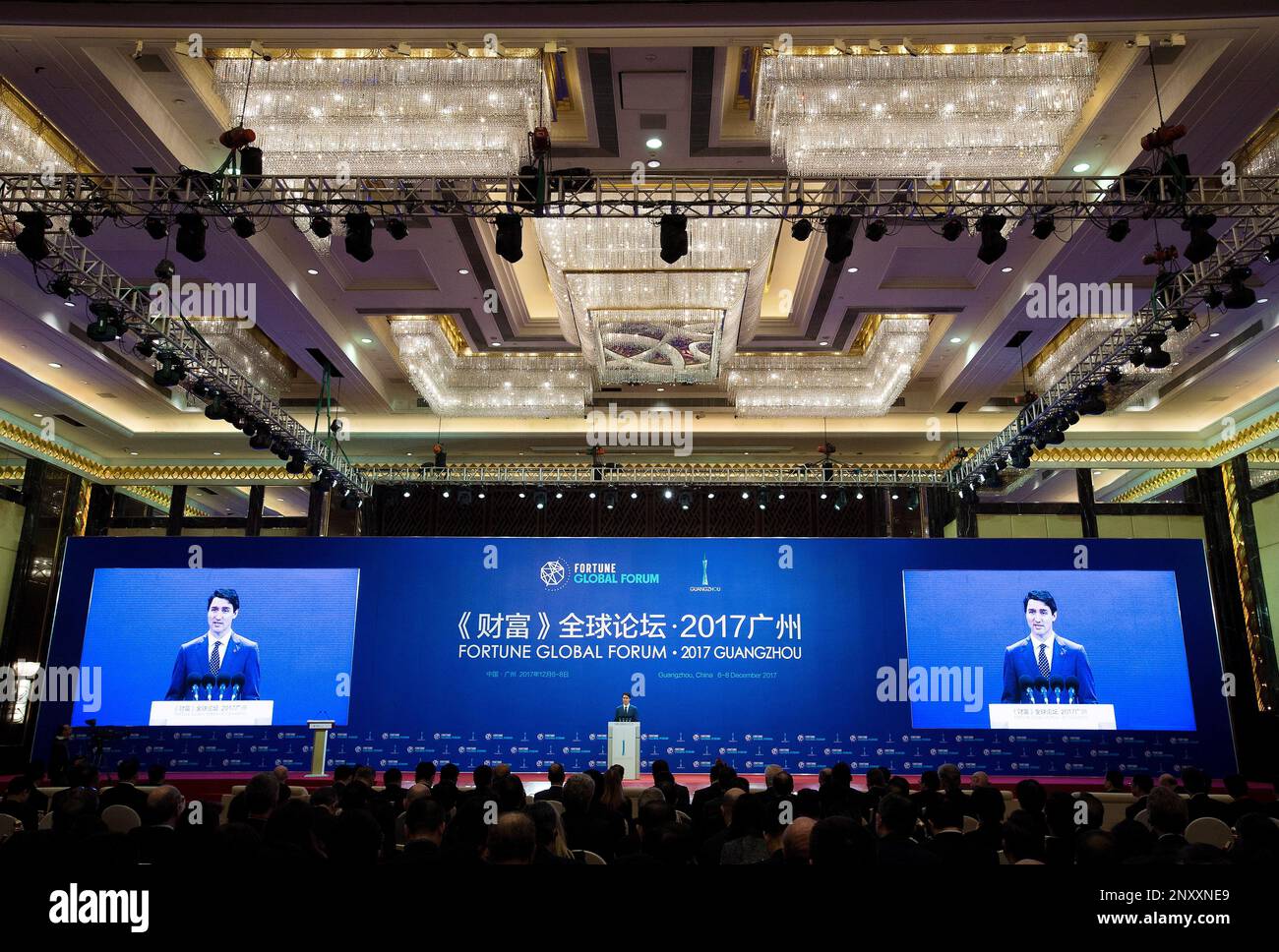 Prime Minister Justin Trudeau delivers remarks at the Global Heads ...