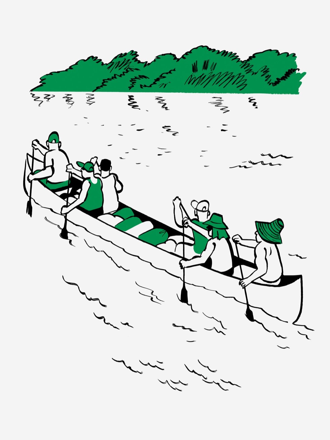 A Big-Ass Canoe Goes the Distance | The New Yorker