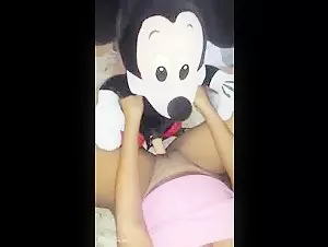 Mickey Mouse fucks a cute Girl