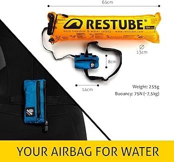 Amazon.com : Restube Extreme Wild Swimming Safety Buoy for Use in ...