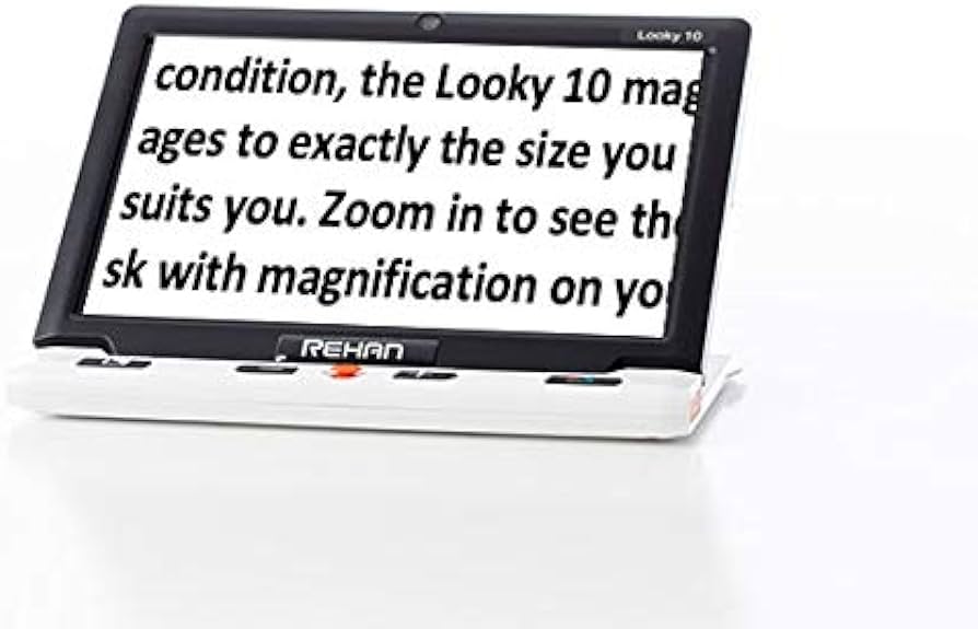 Amazon.com: Rehan Looky 10 Video Magnifier for Visual Impairment ...