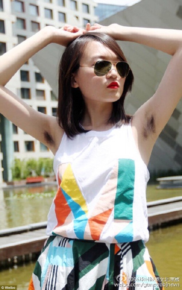 Chinese women flood social media with hairy underarm selfies ...