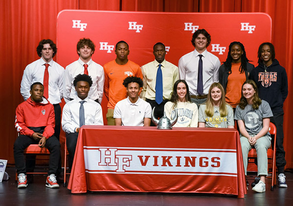 Baker's dozen from H-F sign to play sports in college - HF Chronicle