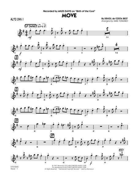 Move - Alto Sax 1 By Miles Davis - Digital Sheet Music For ...