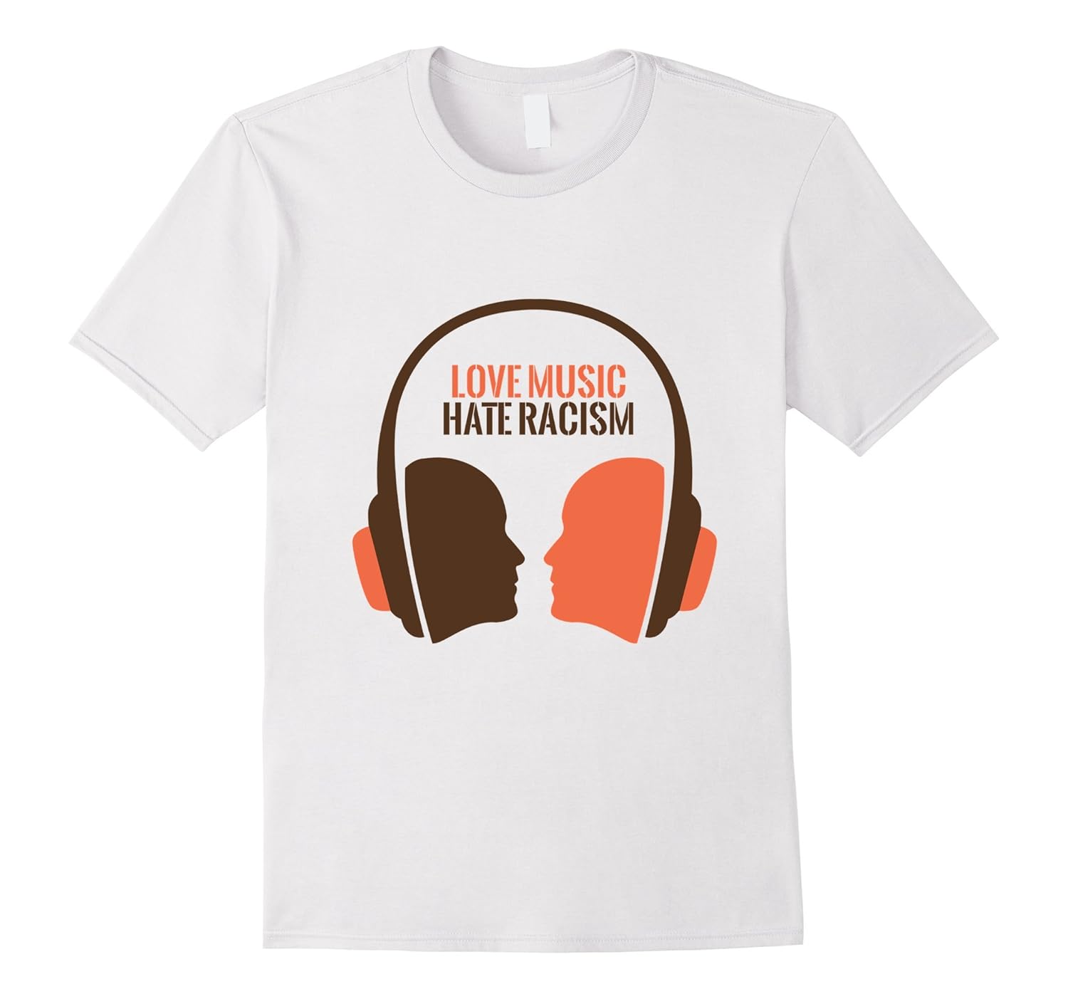 Anti Racism T Shirt – Love Music Hate Racism-PL – Polozatee