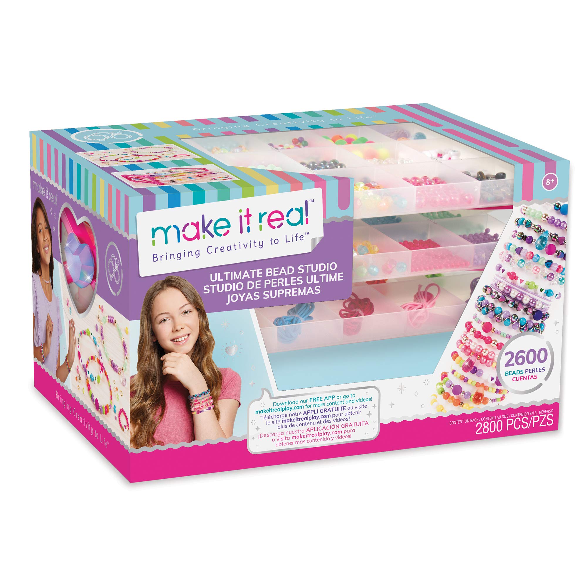Amazon.com: Make It Real – Ultimate Bead Studio. DIY Tween Girls ...