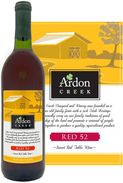 Red 52 (Sweet) from Ardon Creek Vineyard & Winery | Vinoshipper