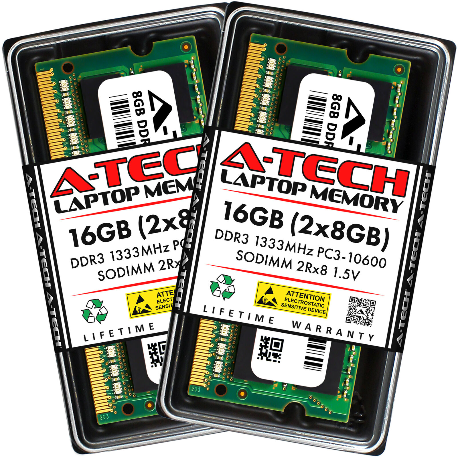 16GB 2x8GB PC3-10600S Lenovo IdeaPad P500 100 100-15Xxx Y470 0855 ...