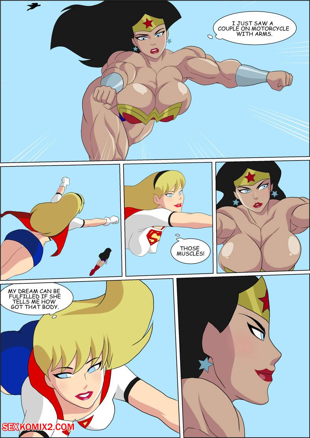 ✅️ Porn comic Wonder Woman. Zetarok Sex comic busty superhero ...