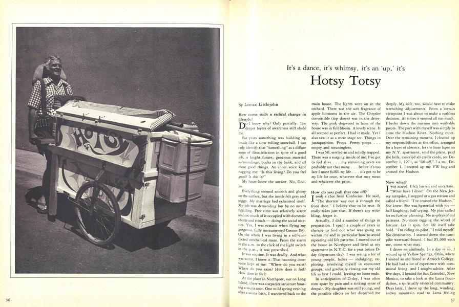 Hotsy Totsy | Dartmouth Alumni Magazine | APRIL 1982