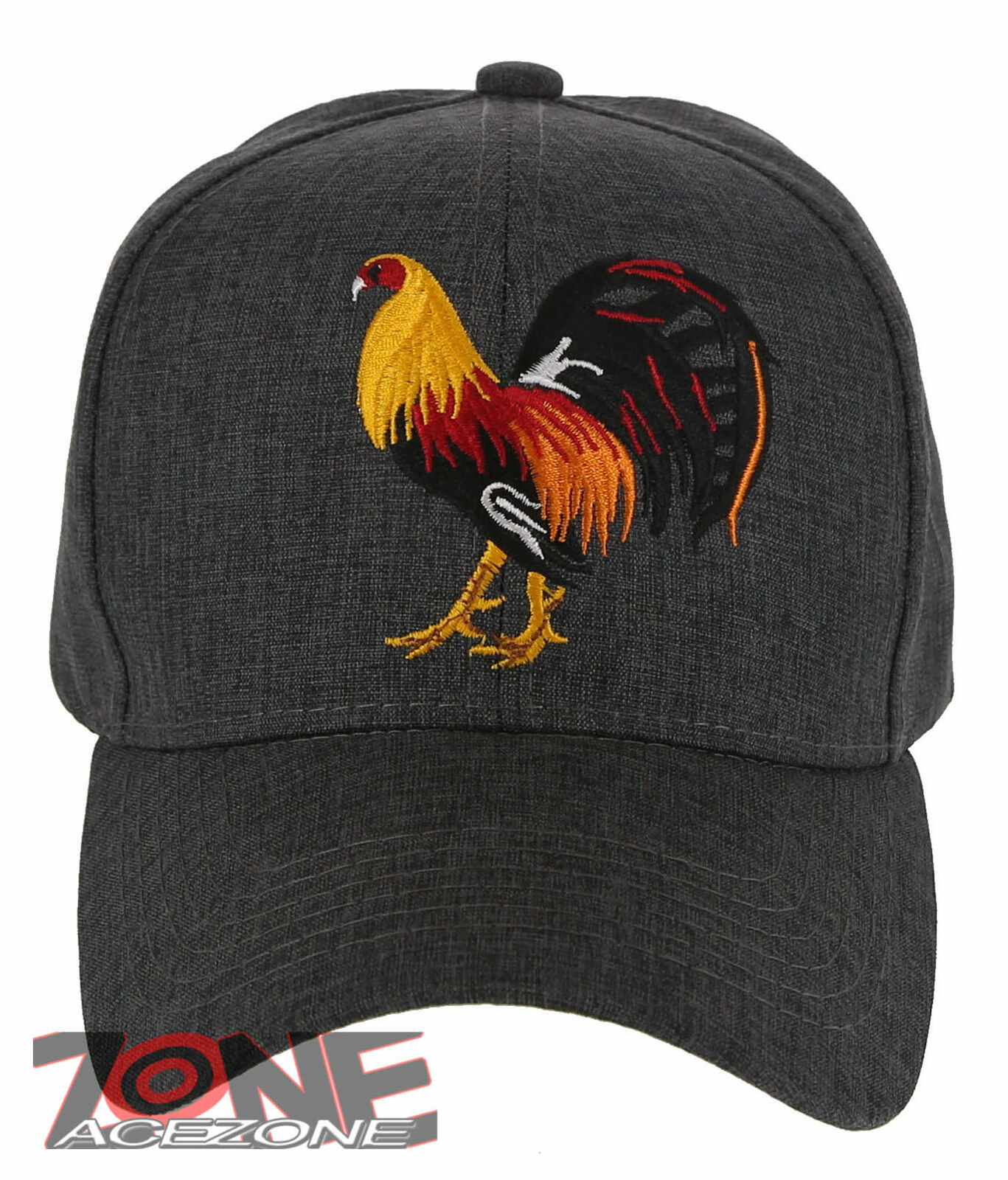 NEW! BIG COCK ROOSTER FIGHT BASEBALL CAP HAT GRAY | eBay