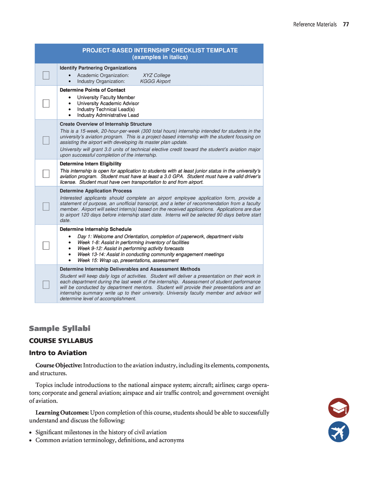 Section IV - Reference Materials | Enhancing Academic Programs to ...